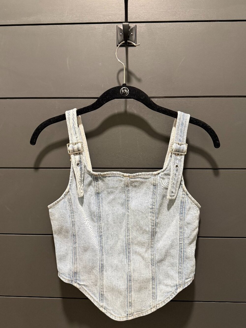 Wild Fable Denim Corset Top